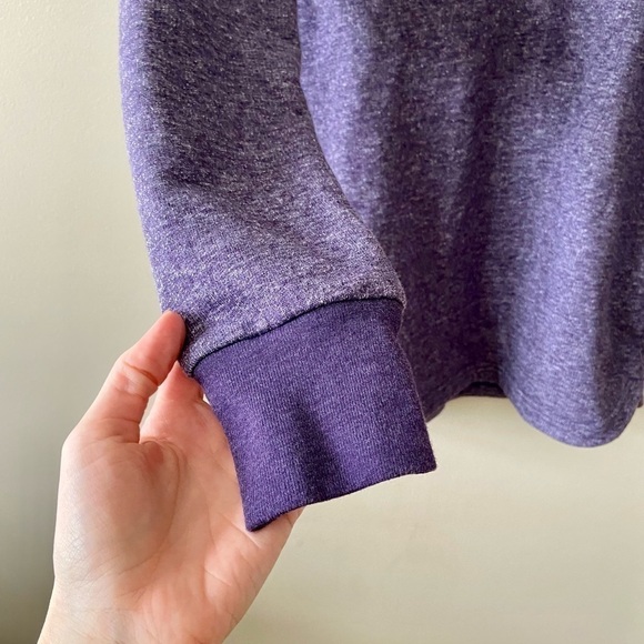Columbia Cowl Neck Pullover Size Medium Purple Heather - Picture 13 of 15
